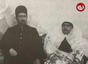 عکس| سفر زمان؛ «ملکه جهان» مادر احمدشاه قاجار به همراه گربه اش