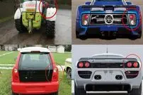 تصاویر| وقتی طراحی قطعات خودروهای ارزان‌قیمت در دل لوکس‌ترین‌ها می‌تپد؛ چراغ‌ عقب تراکتور برای پاگانی!