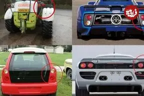 تصاویر| وقتی طراحی قطعات خودروهای ارزان‌قیمت در دل لوکس‌ترین‌ها می‌تپد؛ چراغ‌ عقب تراکتور برای پاگانی!