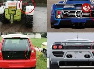 تصاویر| وقتی طراحی قطعات خودروهای ارزان‌قیمت در دل لوکس‌ترین‌ها می‌تپد؛ چراغ‌ عقب تراکتور برای پاگانی!