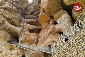 عکس| وجود بزرگترین غارمعبد میترائیسم جهان در کردستان/ از غار کرفتو چە می‌دانید؟