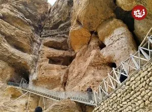 عکس| وجود بزرگترین غارمعبد میترائیسم جهان در کردستان/ از غار کرفتو چە می‌دانید؟