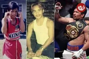 تصاویر| داستان زندگی مانی پاکیائو؛ از کارگری تا قهرمانی در بوکس و ثروت ۵۰۰ میلیون دلاری