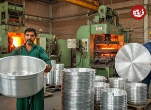 ببینید؛ فرآیند بازیافت قوطی نوشابه و تولید قابلمه با آن ها در پاکستان