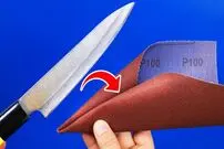 (ویدئو) نحوه تیز کردن چاقو مثل تیغ جراحی در یک دقیقه