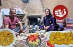 ببینید| غذای روستایی در ایران؛ پخت غذا با مرغ و سبزیجات و تهیه کوکو سیب زمینی