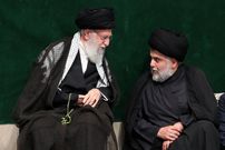 عکس؛ سفر به تاریخ؛ «مقتدی صدر، سردار سلیمانی و سردار سلامی» در مراسم شام غریبان بیت رهبری؛ سال 98