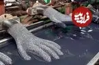ببینید| فرآیند تولید انبوه دستکش کار در کارخانه ای در کره جنوبی