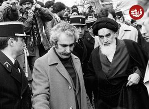 تصاویر؛ سفر در زمان؛ «امام خمینی در اقامتگاه اش در نوفل لوشاتو فرانسه»؛ سال 57