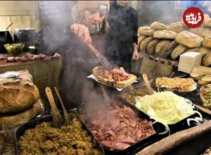ببییند| غذای خیابانی در لهستان؛ تهیه محبوب ترین ساندویچ گوشت در کراکوف
