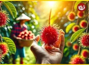 ببینید؛ مراحل دیدنی کاشت، برداشت و فرآوری رامبوتان در تایلند