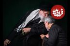 عکس؛ سفر به تاریخ؛ «حاج قاسم سلیمانی و رهبر انقلاب» در بازدید از گلزار شهدای کرمان؛ سال 1384
