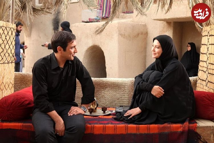 عکس؛ سفر در زمان؛ «طوبی، شیث و ضیا» در پشت صحنه سریال طوبی؛ سال 1403