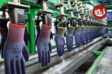 ببینید| مراحل دیدنی تولید دستکش های کار در کارخانه ای در کره جنوبی
