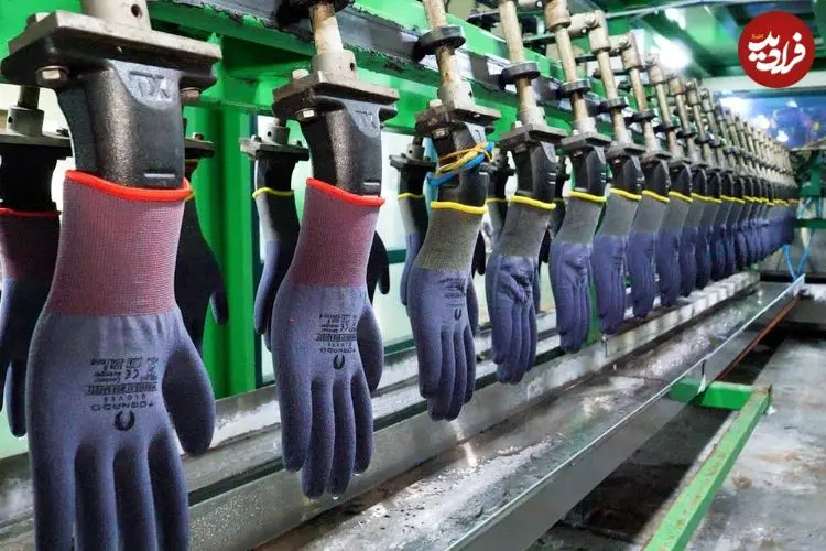 ببینید| مراحل دیدنی تولید دستکش های کار در کارخانه ای در کره جنوبی
