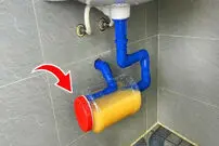 (ویدئو) روشی برای رفع گرفتگی لوله روشویی و نصب شیر فلزی روی لوله آب