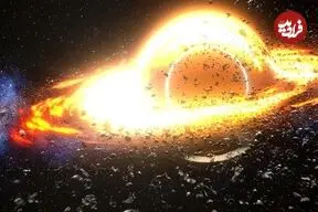 ثبت حمله یک سیاه‌چاله به یک ستاره در حال عبور