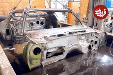 ببینید؛ مراحل بازسازی خودروی افسانه ای  و کمیابBMW 507 الویس پریسلی