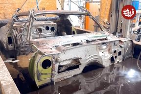 ببینید؛ مراحل بازسازی خودروی افسانه ای  و کمیابBMW 507 الویس پریسلی