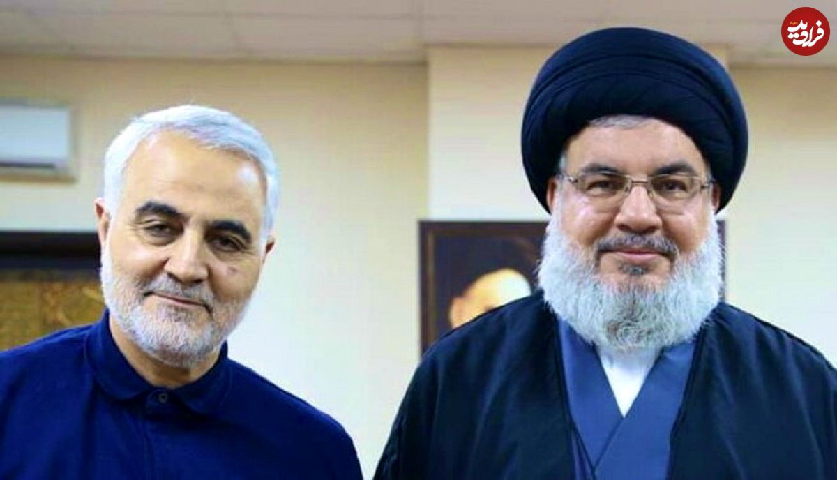 عکس؛ سفر در زمان؛ دیدار «سردار سلیمانی و ابومهدی مهندس» با سیدحسن نصرالله؛ دهه 90