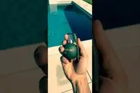 (ویدئو) اگر نارنجک داخل استخر منفجر شود چه اتفاقی می افتد؟