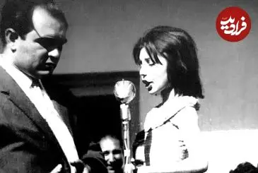 عکس| سفر زمان؛ «گوگوش» 19 ساله و همسرش «محمود قربانی» در عروسی «طوفان هل‌عطایی»