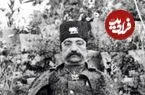 عکس| سفر زمان؛ ناصرالدین شاه در میان گلدان‌ها در کاخ شهرستانک؛ 133 سال قبل