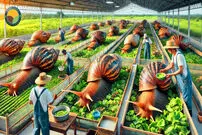 (ویدئو) چگونه کشاورزان میلیون ها حلزون را برای مصارف بهداشتی و خوراکی پرورش می دهند؟ 