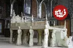 ببینید| لحظه پیدا شدن سر فرشته تخت مرمر