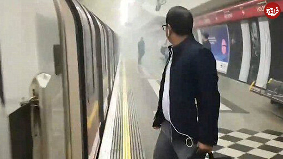 (ویدیو) وحشت در متروی لندن 