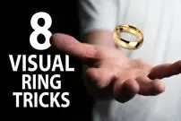 (ویدئو) شعبده بازی؛ 8 ترفند جالب و جادویی برای غیب کردن حلقه