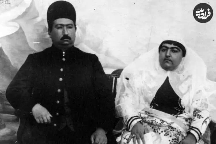 عکس| سفر به گذشته؛ «خدیجه‌خانم» دختر محمد علی شاه در دوران جوانی؛ سال 1298