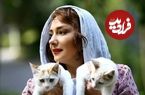 عکس؛ سفر در زمان؛ «هانیه توسلی در کنار باران کوثری»؛ سال 1394