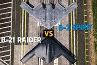 عکس؛ مقایسه B-21 Raider با B-2 Spirit: بمب‌افکن‌های پنهان‌کار آمریکا