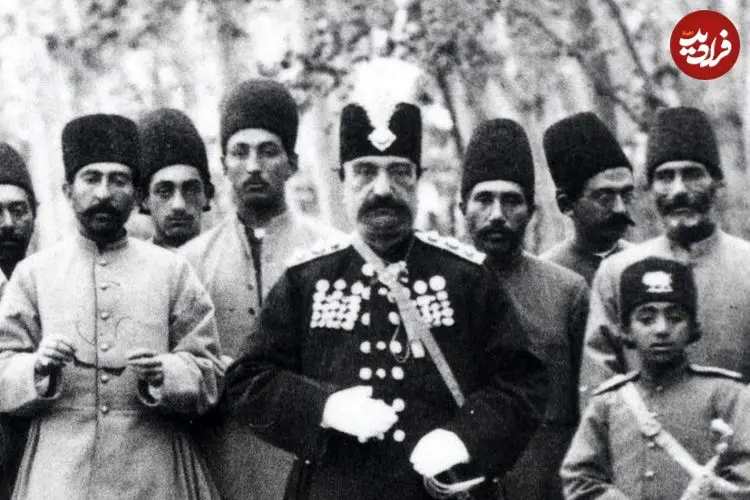 عکس| سفر زمان؛ تصویر رنگی‌شدۀ «مادر ناصرالدین شاه» در کنار دختر و پسرش