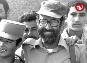 عکس؛ سفر در زمان؛ «مصطفی چمران در کنار همسر لبنانی اش غاده جابر»؛ سال 58