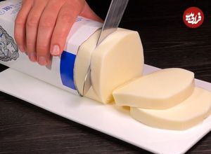 ببینید؛ نحوه درست کردن پنیر با 800 میلی لیتر شیر فقط در ۵ دقیقه!
