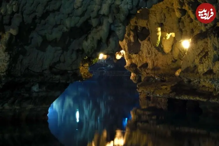 تصاویر| غار سهولان مهاباد؛ شگفتی آبی آذربایجان‌غربی در دل سنگ