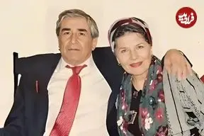 عکس| سفر در زمان؛ «حمید سمندریان» و «هما روستا» در روز عروسی شان؛ سال 53