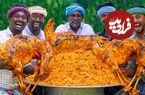 ببینید؛ غذای روستایی در هند؛ پخت بریانی با 3 بز کامل