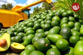 ببینید؛ نگاهی به مراحل کاشت، برداشت و فرآوری صدها تن آووکادو در مزارع آمریکا
