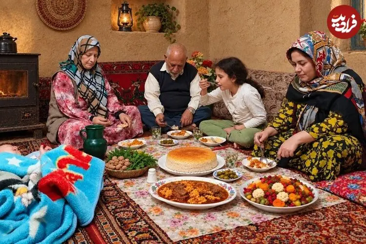 ببینید| غذای روستایی در ایران؛ پخت خورشت و تهیه ترشی با گل کلم