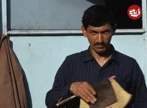 عکس| سفر زمان؛ بساط یک کبابی سیّار در شهر «رشت»؛ سال 55