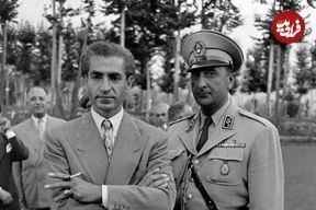 عکس؛ سفر در زمان؛ «نصیری، رئیس ساواک» در کنار مقامات دربار در یک مراسم؛ دهه 40
