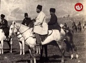 عکس| سفر زمان؛ کاروان همراهان ناصرالدین شاه در دشت لار