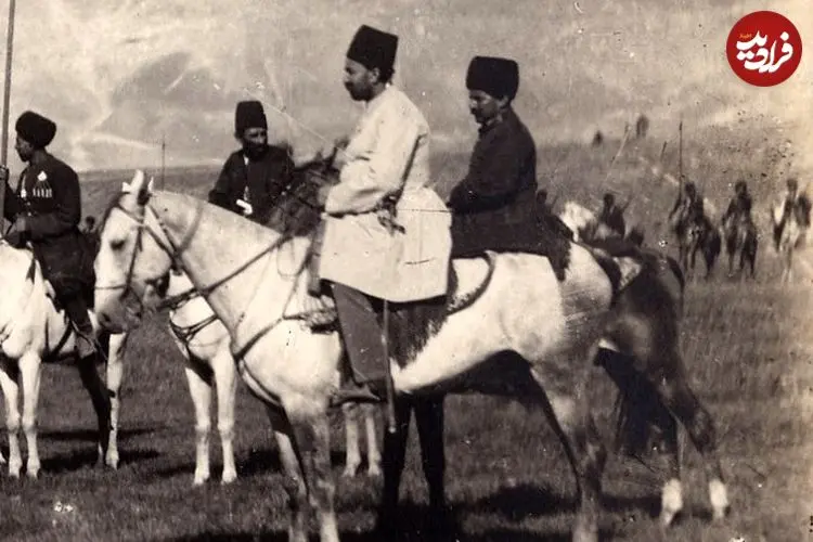 عکس| سفر زمان؛ کاروان همراهان ناصرالدین شاه در دشت لار