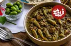 طرز تهیه خورشت بامیه با سبزی به روش سنتی