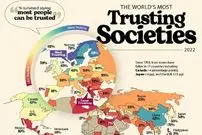 اینفوگرافی؛ میزان اعتماد مردم به یکدیگر در ۹۰ کشور جهان؛ جایگاه ایران