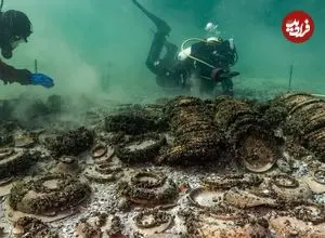 گنجینۀ کاسه بشقاب‌های دو هزارساله در اعماق دریاچه کشف شد