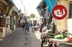 عکس| سفر زمان؛ تصویری از «پایین‌خیابان مشهد» در دهۀ 1320